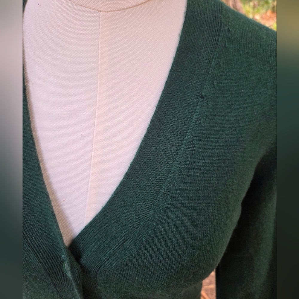 Sandro Paris Women's Green Cardigan Sweater - Picture 6 of 7